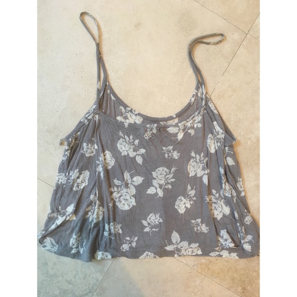 Brandy Melville Floral Tank Top - Picture 4 of 5